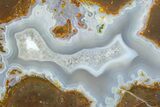 Colorful Polished Thunderegg Half - Nevada #337851-1